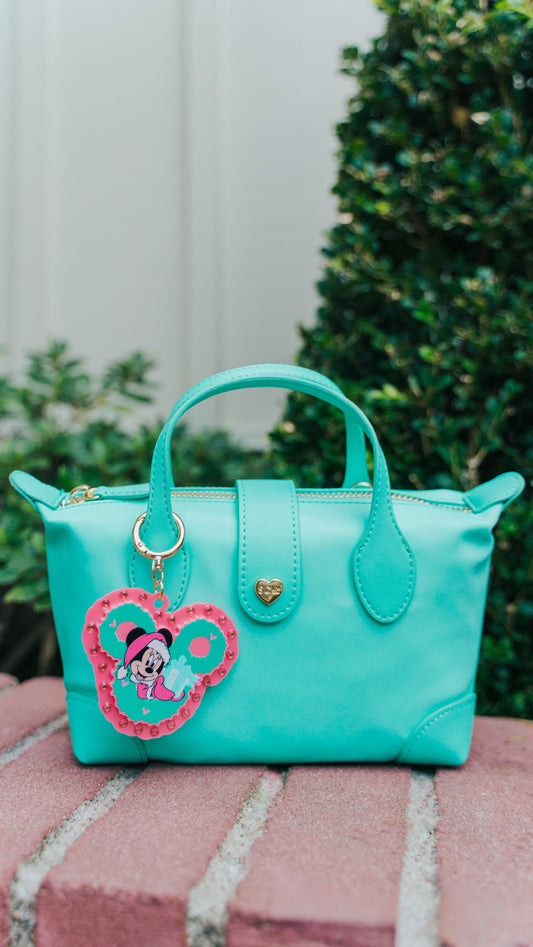 Pinkmas Wreath Bag Charm