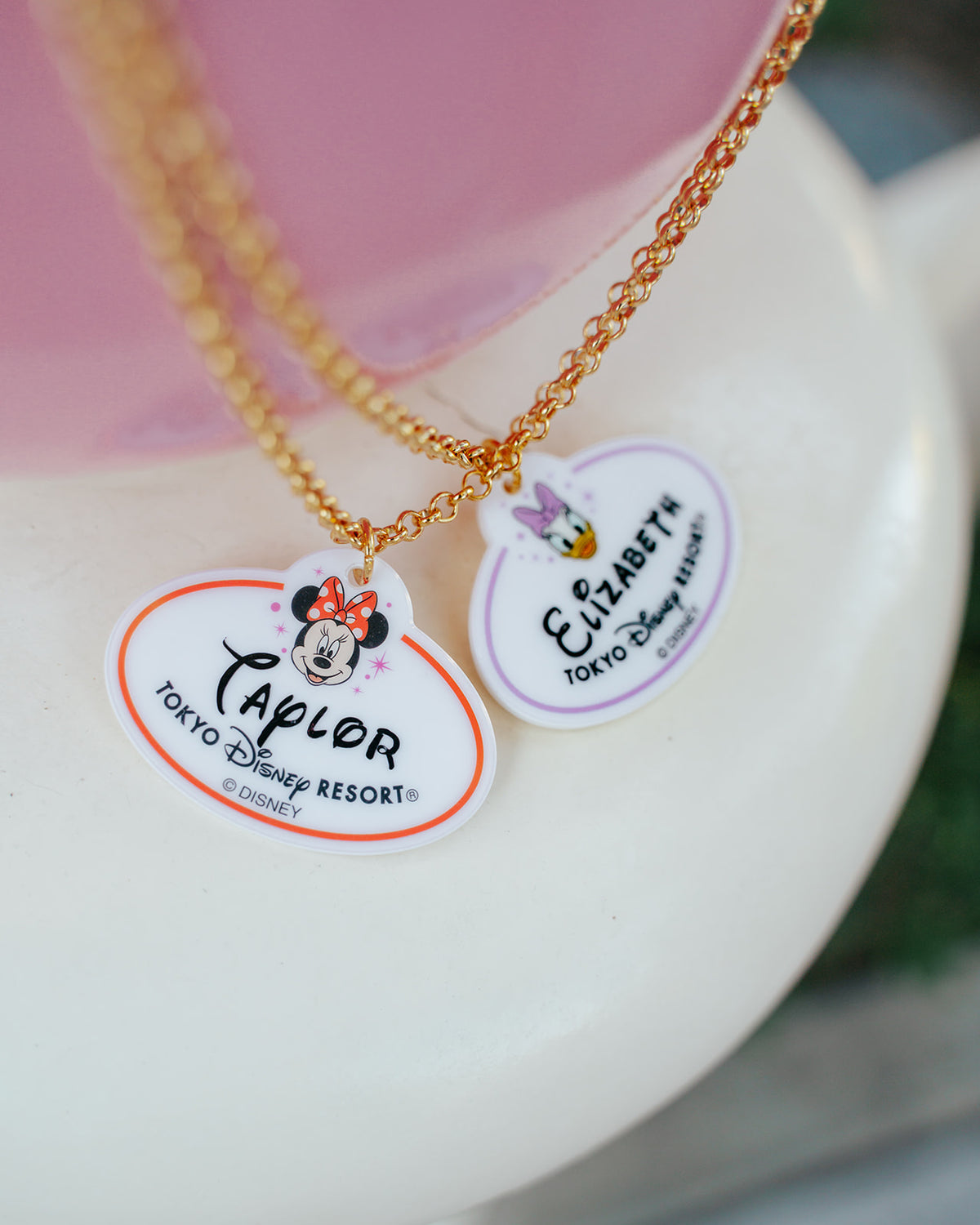 Character Necklaces *gold chain