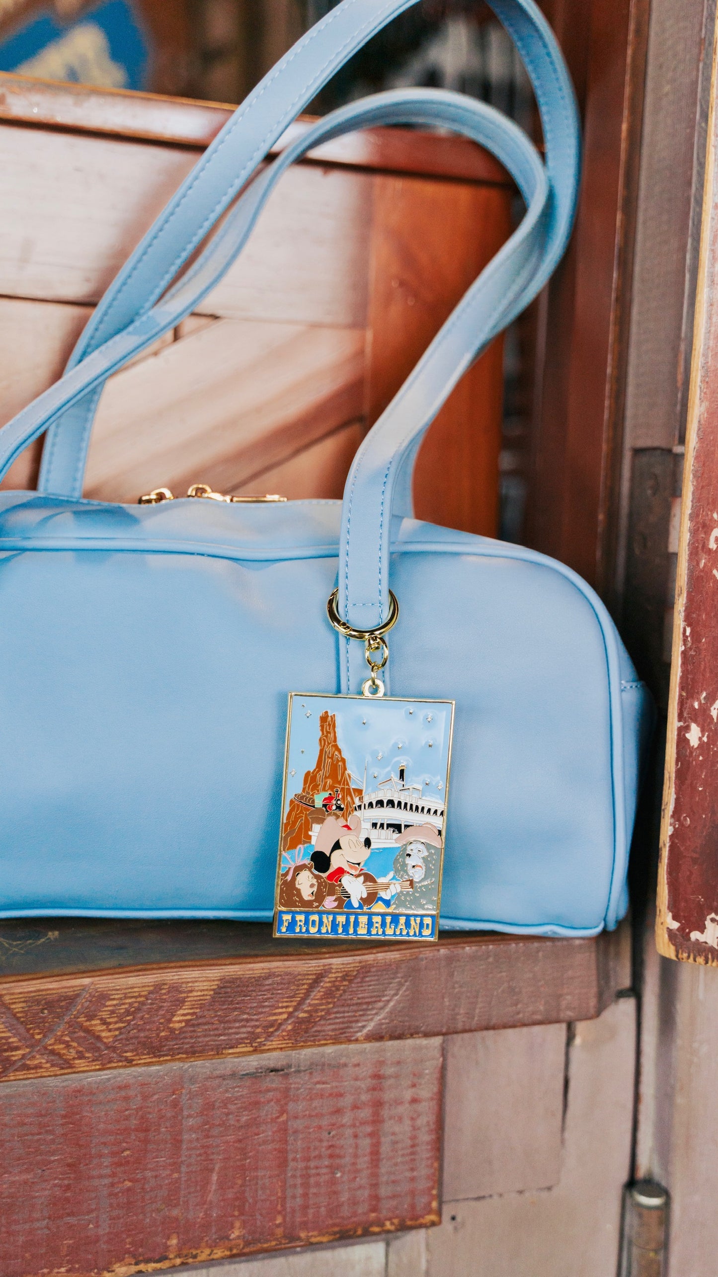 Frontier Metal Bag Charm