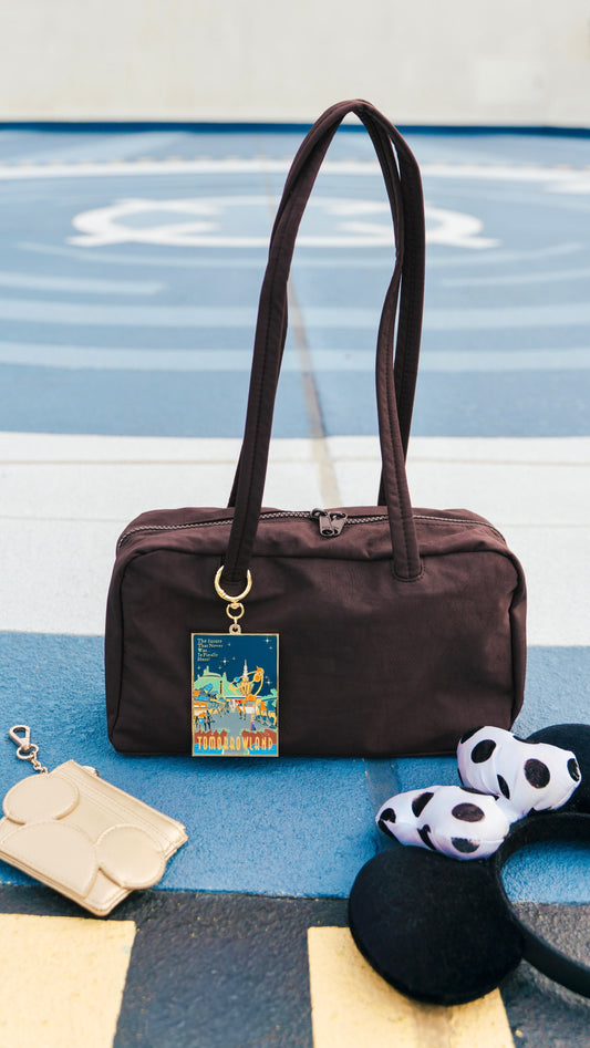 Tomorrow Metal Bag Charm