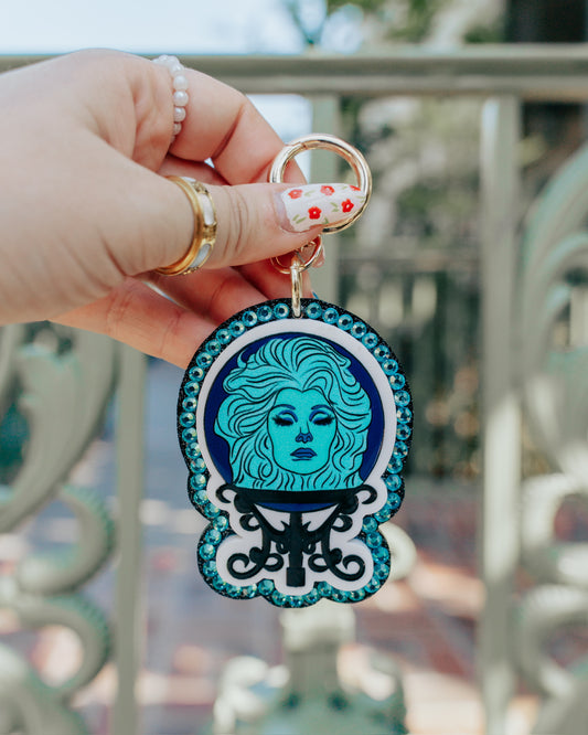 Crystal Ball Bag Charm
