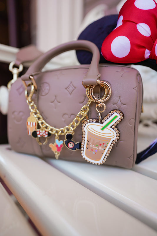 Iced Coffee Bag Charm