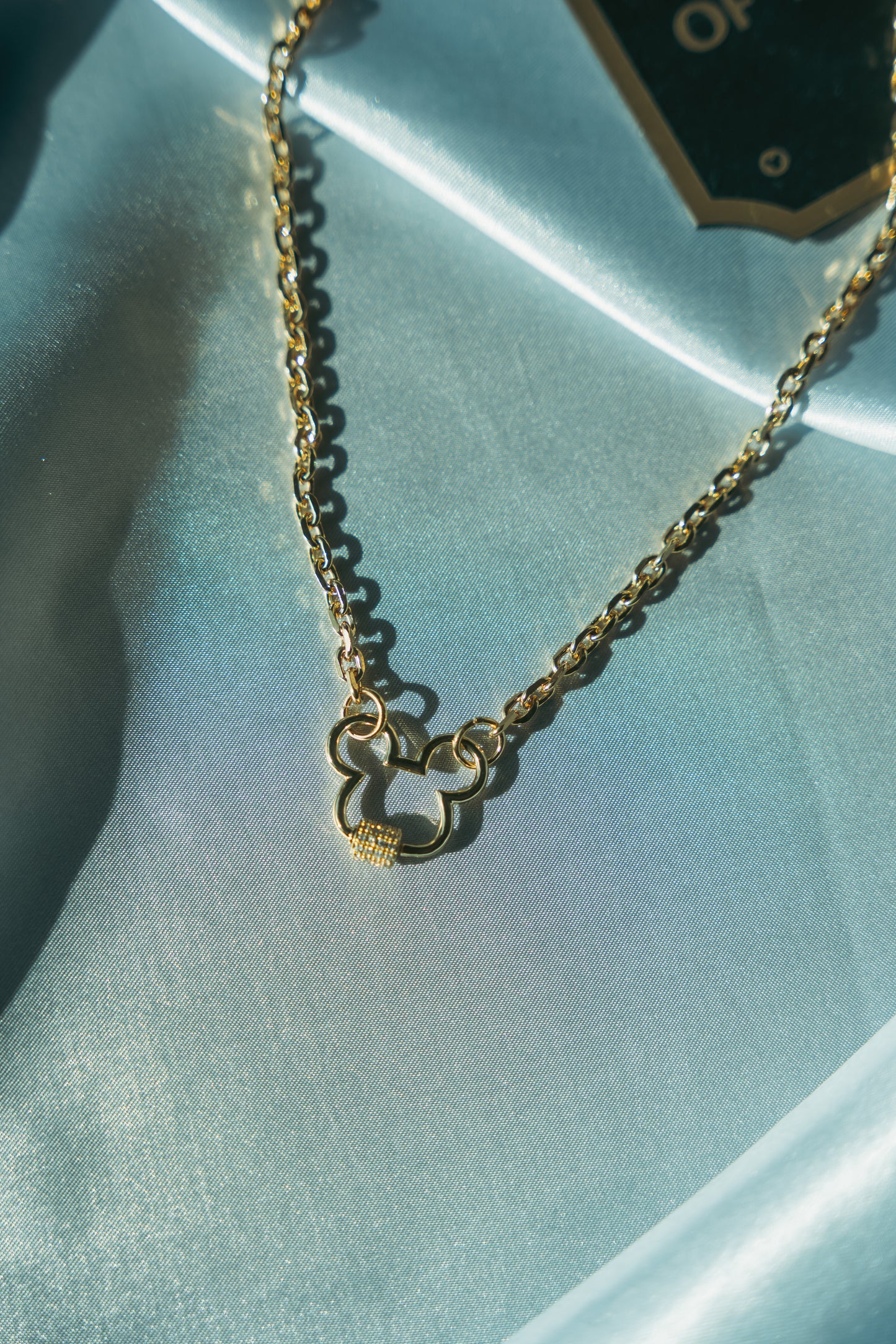 Mouse Carabiner Necklace *gold