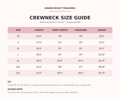 Essential Princess Crew Neck PRE-ORDER