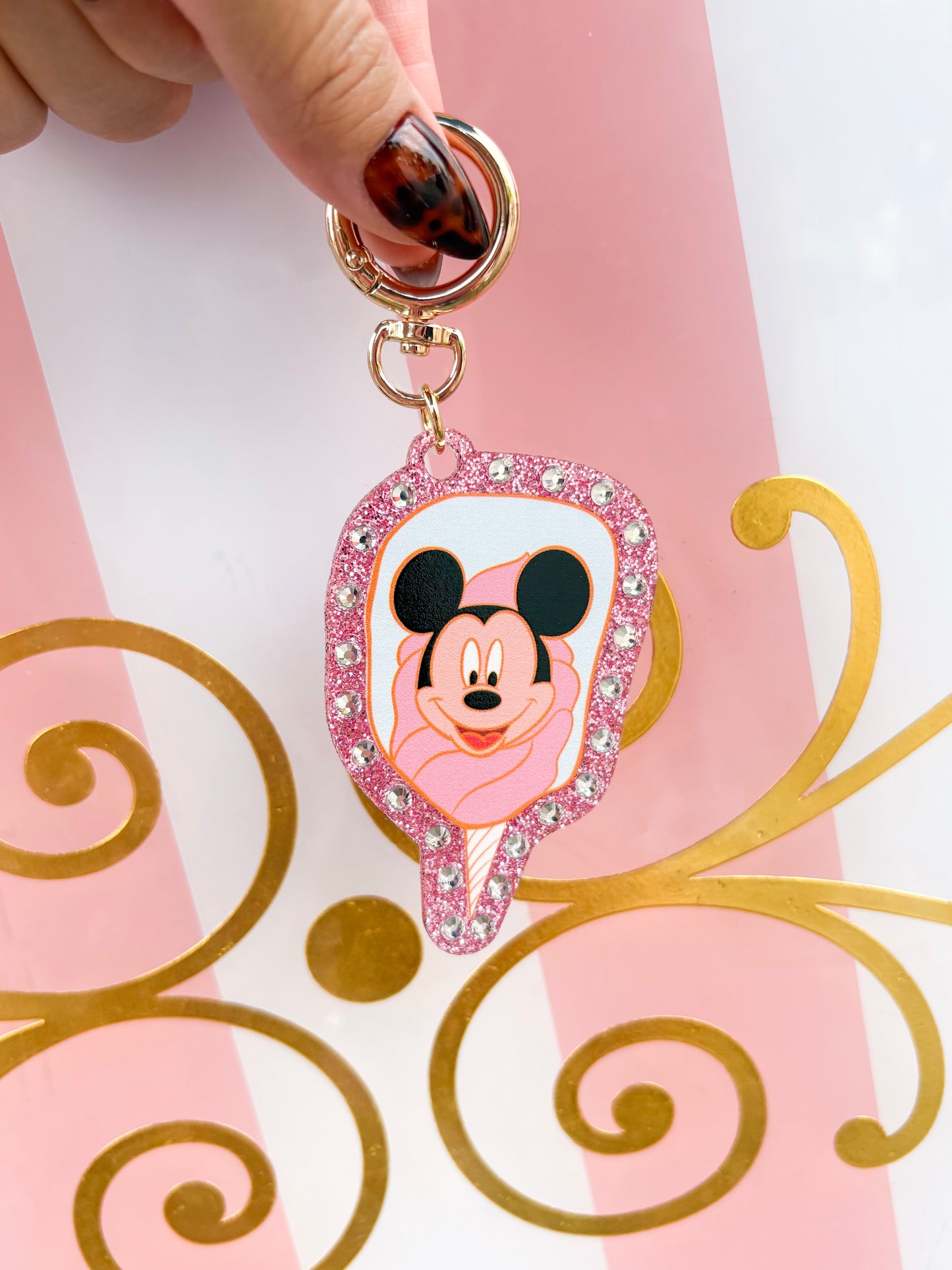 Cotton Candy Bag Charm