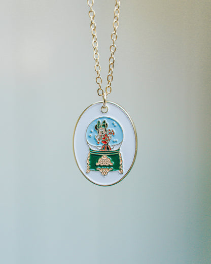 Snow Globe Necklace