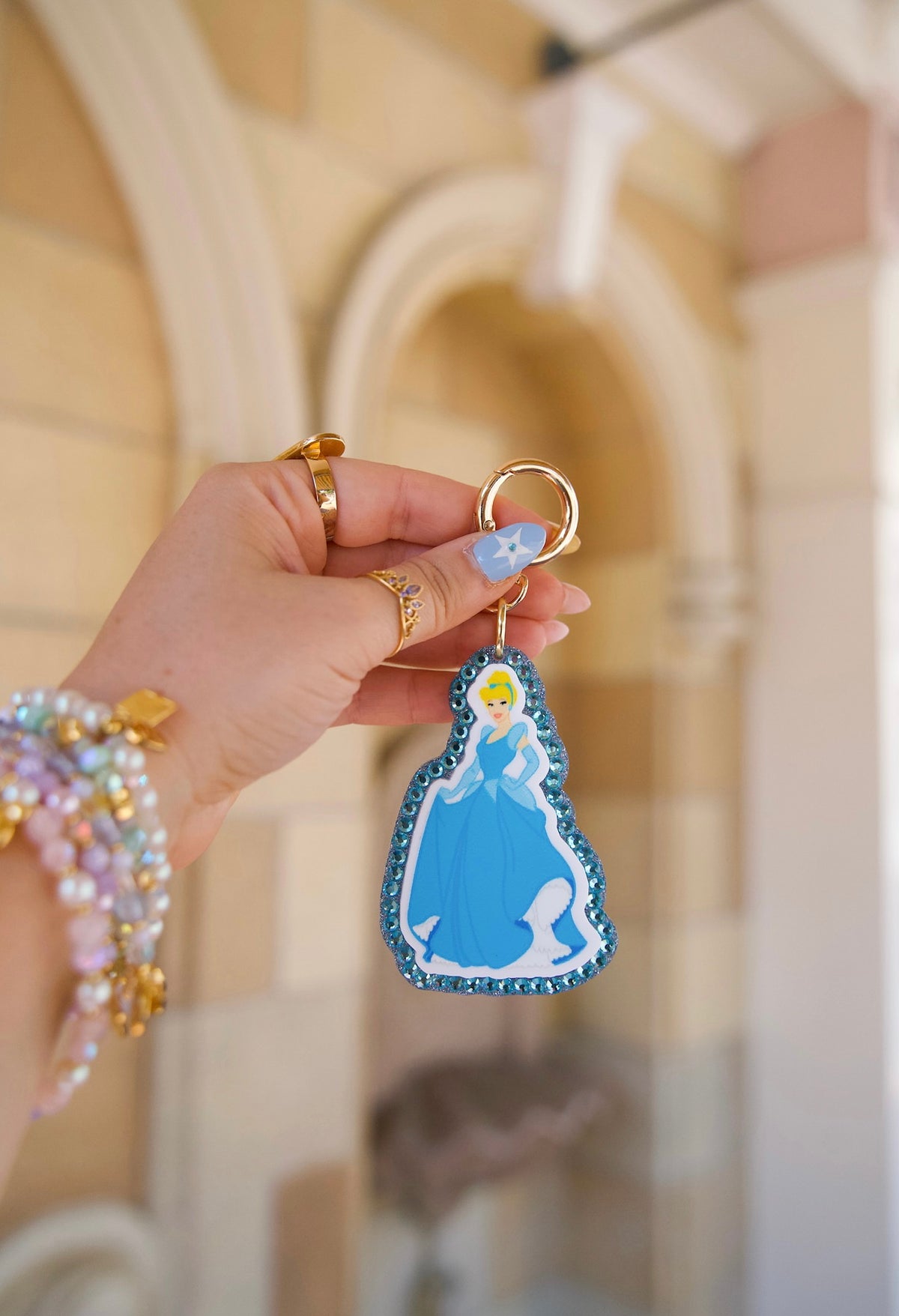 Glass Slipper Princess Bag Charm