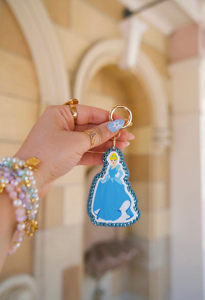 Glass Slipper Princess Bag Charm