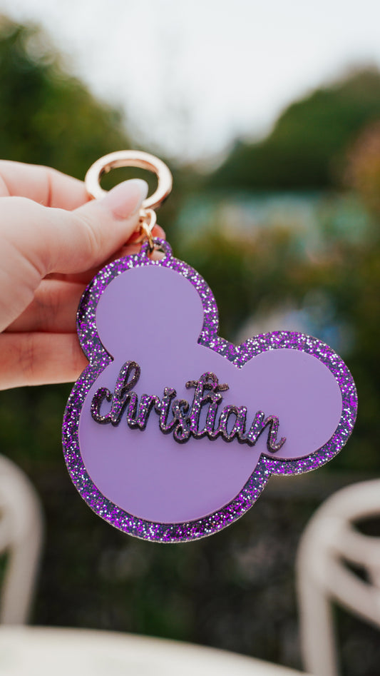 Custom Bag Charm *Purple