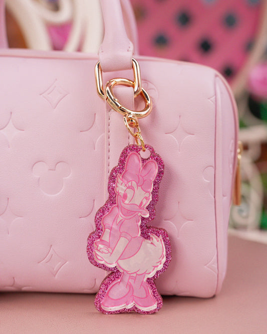 Pink Duck Bag Charm