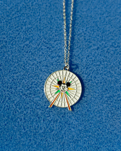 Fun Wheel Necklace *Silver