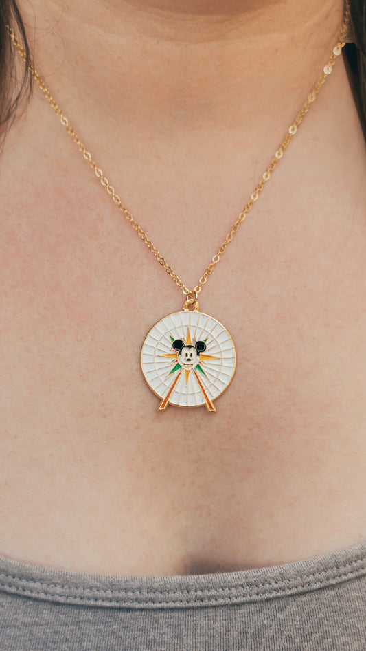 Fun Wheel Necklace *Gold