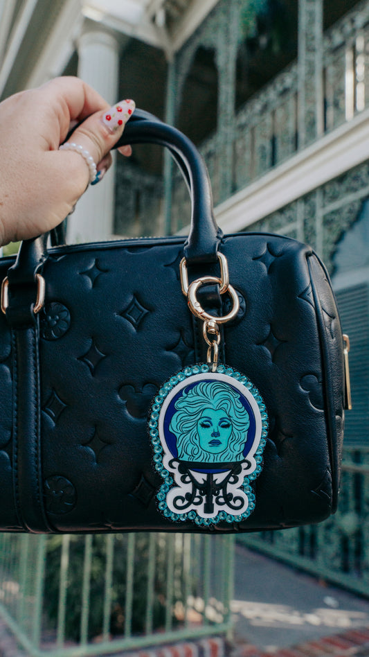 Crystal Ball Bag Charm